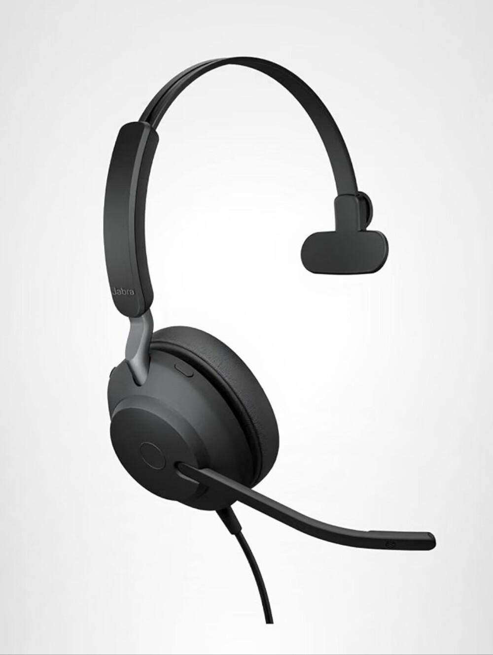 Open Box Jabra Evolve2 40 Wired USB-C Stereo Headset Headphones Black Work Teams